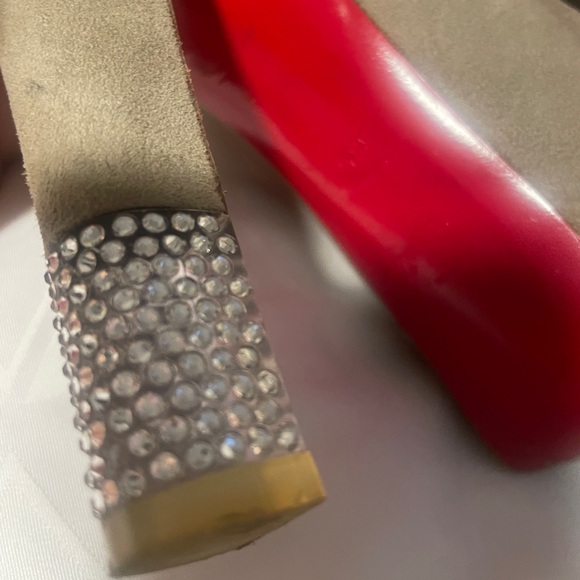 Christian Louboutin Filter 140 crystal-embellished suede pumps - Picture 7 of 16